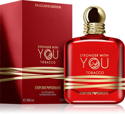 Stronger With You Tobacco Eau de Parfum – 100 ml / 3.4 fl oz Men’s Cologne